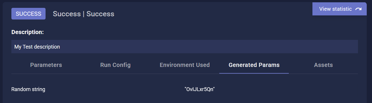 Generated Values