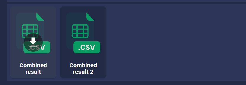 Script file result